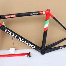 Эмираты команда C647 дороги углерода рама Colnago C64 черного и красного цвета рамы дорожного велосипеда размер 48 см 50 см 52 см 54 см 56 см