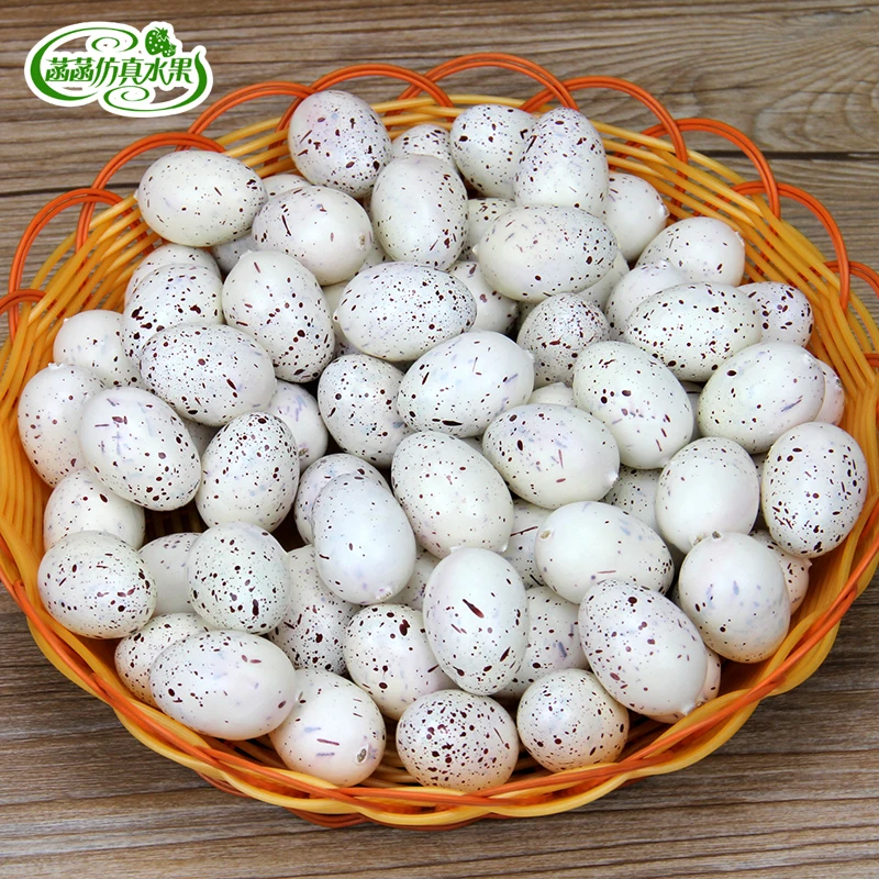 

Quail eggs foam egg little egg model miniature props combination set