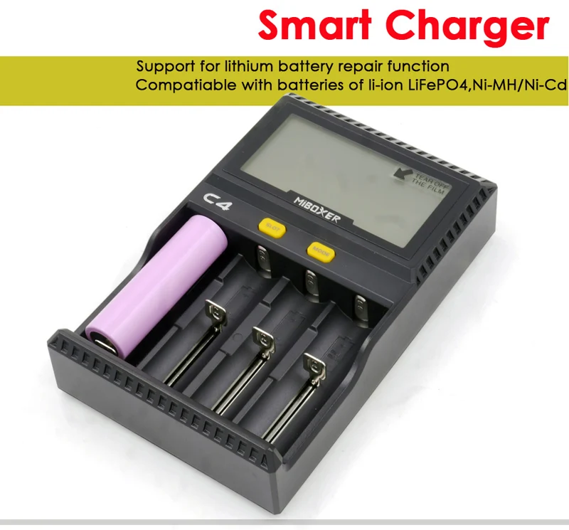 Miboxer C4 18650 charger (1)