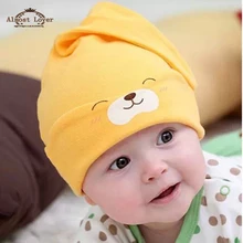 0-3 Months Cotton Tire Cap Owl Print Newborn Baby Newborn Baby Hat Sets Of Headgear Sleep Hat Infant Clothing Accessories AL034H