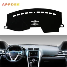 APPDEE приборной панели автомобиля крышка тире коврики тире коврик ковер Dashmat анти-УФ для Ford Explorer 2011 2012 2013