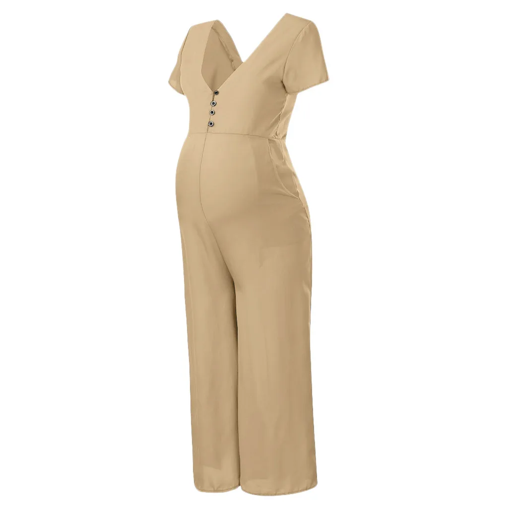 Женская летняя одежда Vetement Femme 2019 Брюки для беременных однотонный комбинезон без рукавов для беременных комбинации большой размер S-2XL