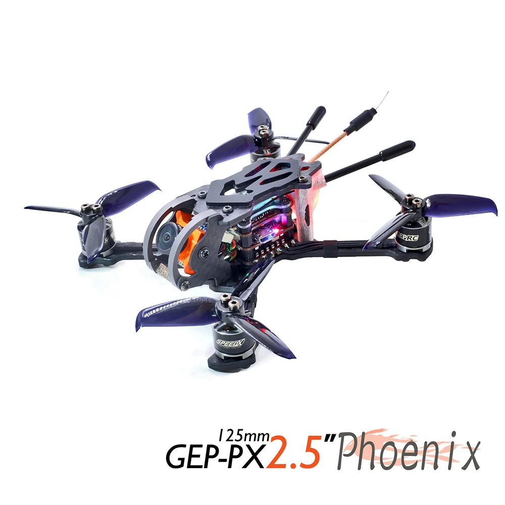 GEP-PX2.5 Phoenix 600TVL камера 125 мм FPV гоночный Дрон RC Квадрокоптер Дрон запчасти w/Frsky приемник BNF