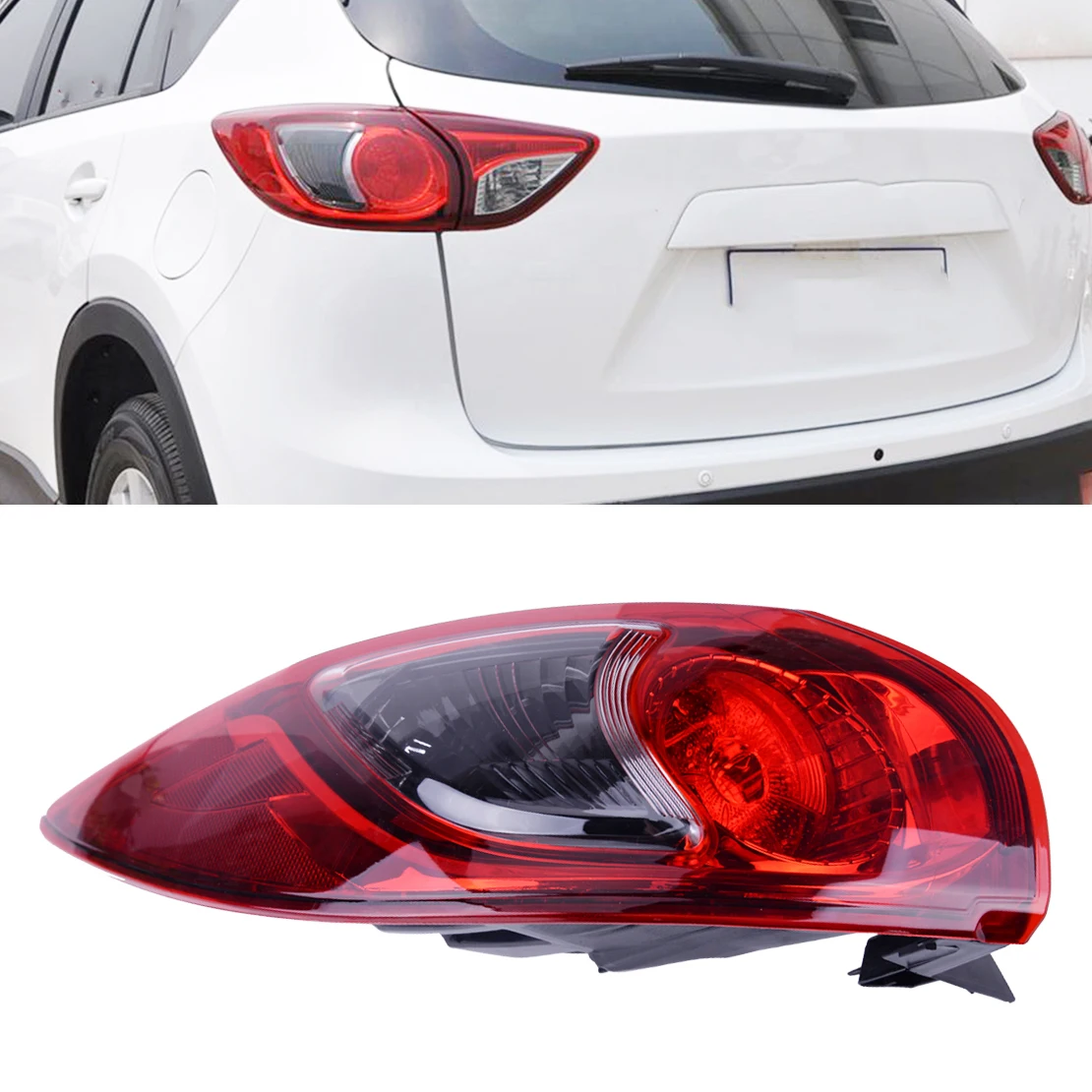 

DWCX Car Auto Rear Left Driver Side Outer Tail Brake Light Lamp ABS Plastic Fit for Mazda CX-5 CX5 2013 2014 2015 2016