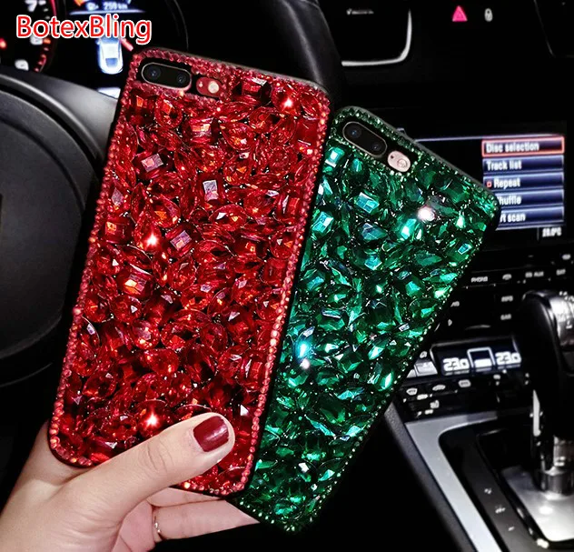 

BotexBling Luxury DIY crystal diamond gem case for huawei P20 P9 lite p9Plus P10 plus mate8 mate9 mate10 pro cover honor 8lite