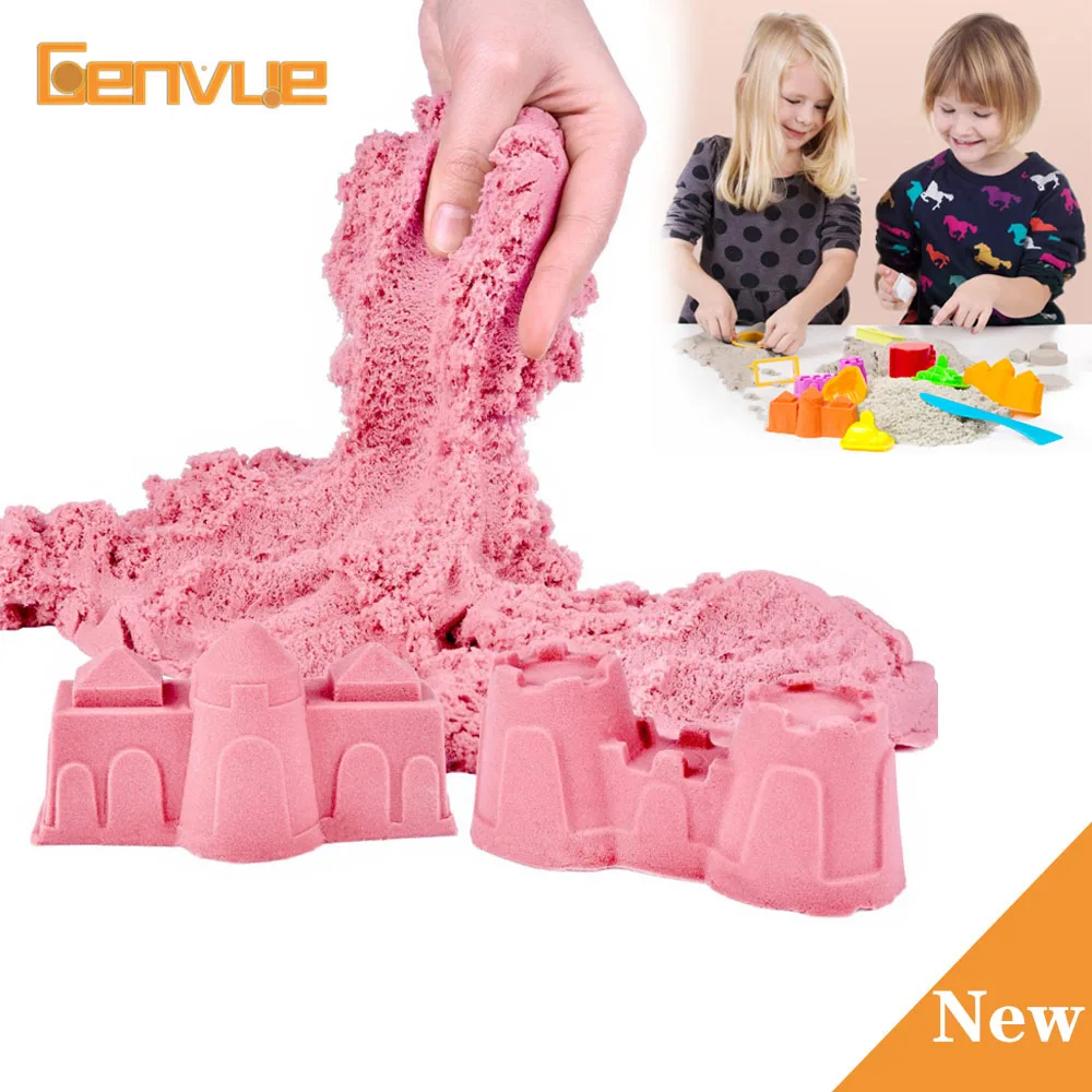 

300g/Bag Slime Sand Clay Magic Powder For Sand Charms Toys Super Fun Colored Dynamic Sand Indoor Arena Play Sand Clay Kids Toys
