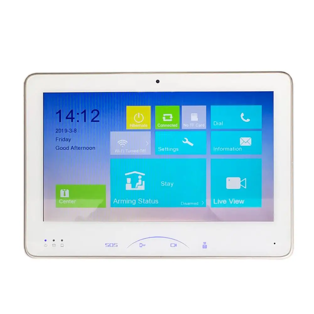 HIK Multi-language DS-KH8501-WT 10-inch Touch Indoor Monitor, IP doorbell, Video Intercom,wired doorbell,build-in WiFi camera HIK Multi-language DS-KH8501-WT 10-inch Touch Indoor Monitor, IP doorbell, Video Intercom,wired doorbell,build-in WiFi camera