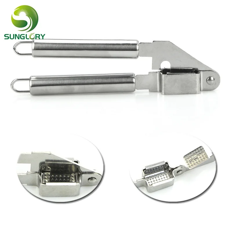 1263 Нержавеющая сталь чесночный пресс нож для измельчения мясорубки металл Новинка кухонные принадлежности, фрукты гаджет дробилка для имбиря инструмент для нарезки - Цвет: 1263
