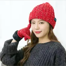 Мод мальчиков Для мужчин зимняя шапка вязаная Кепки Для мужчин Кепки s теплые Размеры adjustab Skullies шапочка шляпа Кепка шерстяная шапка Вязание