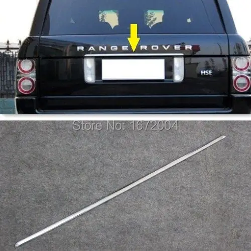

FOR Range Rover L322 2003-2013 Bright Chrome Rear Trunk TAILGATE TRIM STRIP