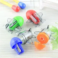 Ограничитель показывает творческие канцелярские карандаши точилка милый маленький самолет точилка для карандашей начальной школы школьные принадлежности призы