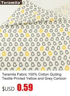 Yellow Duck Cotton Fabric Teramila Fabrics Tecido Quilting Bedding Decoration Tissue Home Textile Patchwork Sewing Cloth Craft