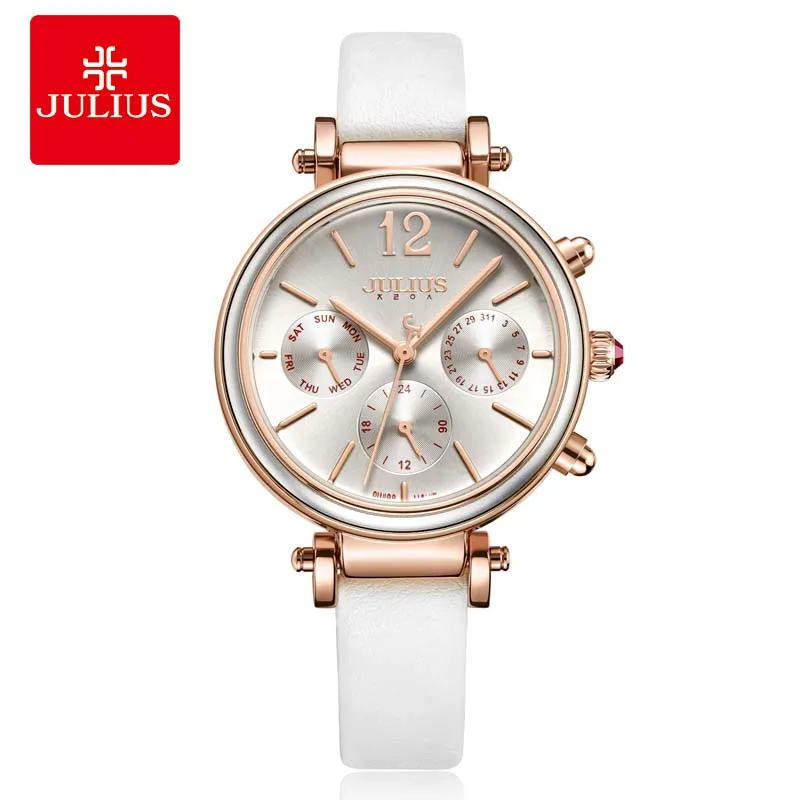 Julius Classic Quartz Watch Women New Fashion Simple Style Famous Luxury Brand Casual Leather Watch Clock Reloj Mujeres JA-958 Julius Classic Quartz Watch Women New Fashion Simple Style Famous Luxury Brand Casual Leather Watch Clock Reloj Mujeres JA-958