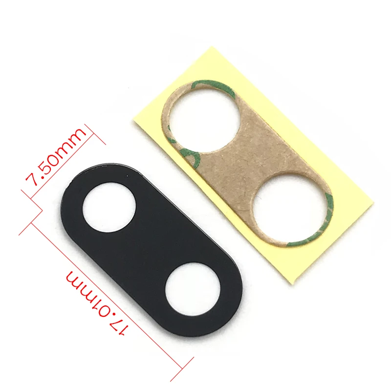 

New Back Rear Camera glass Lens Cover with Adhesive Compatible For meizu pro 7 Replacement Parts
