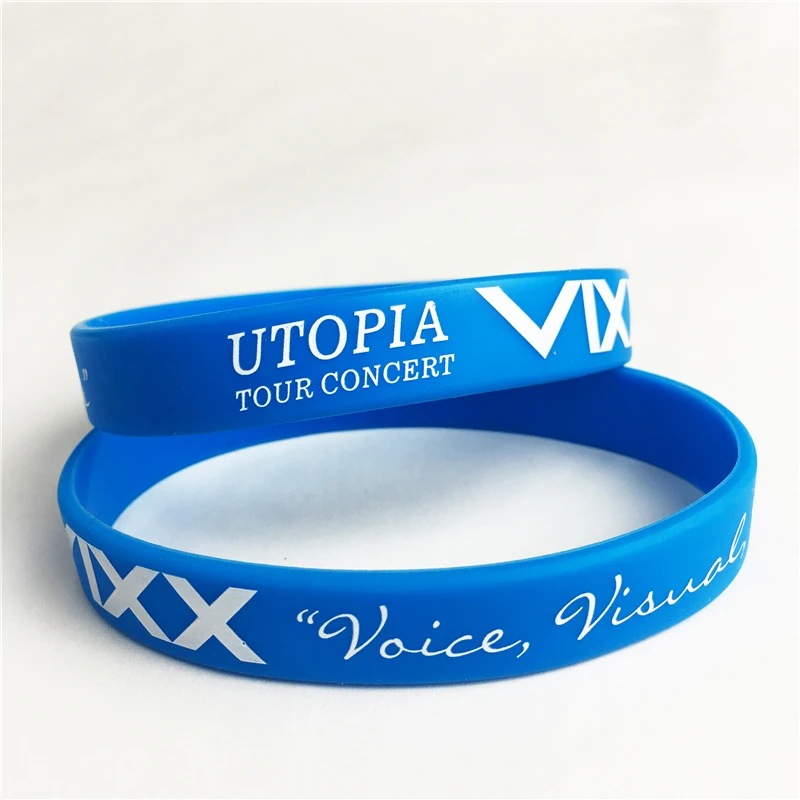Корея KPOP VIXX логотип спорт силиконовые браслеты для женщин мужчин Симпатичный