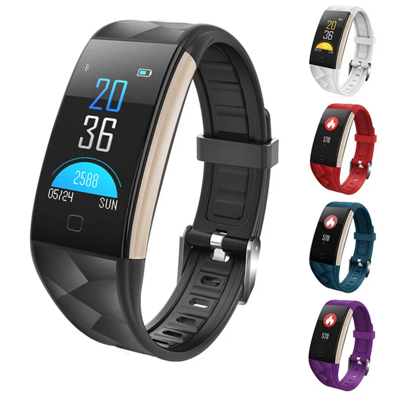 

Smart Watch Color Screen Fitness Tracker Blood Pressure Heart Rate Monitor Waterproof Smartwatch Men Women For Iphone Android