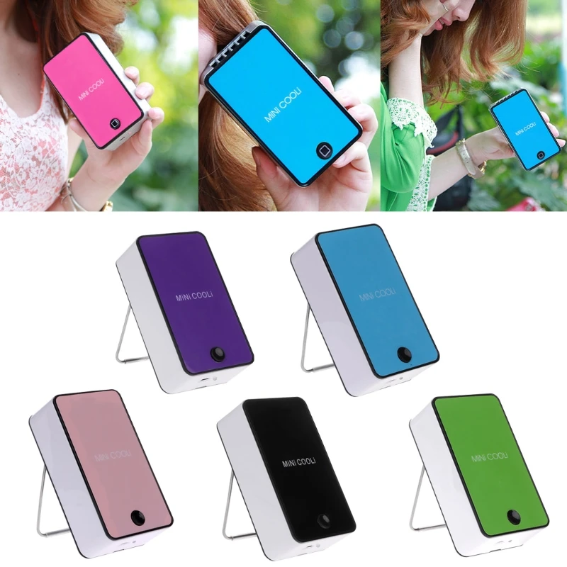 

Mini Hand Handy USB Air Conditioner Portable Diffuser with ABS Plastic Cooling
