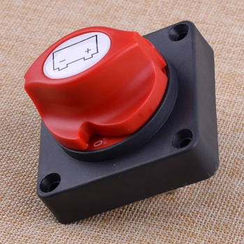 

CITALL Universal 300A 12V 24V Battery Isolator Switch Cut Off Disconnect Power Kill Key Car Van for boats winch power cable