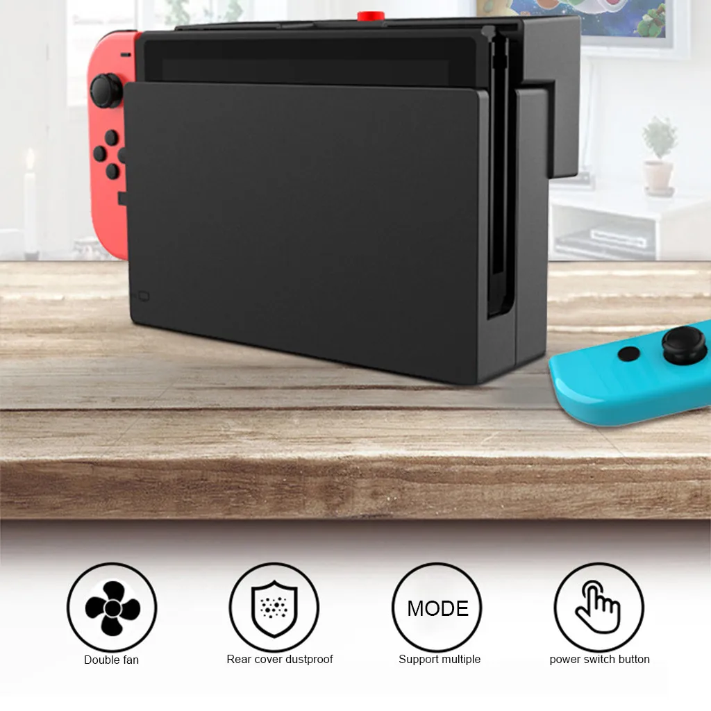 

wearable devices Cooler Radiator Base With Cooling Fan Docking Station Cooling Fan For NS Switch dropshipping