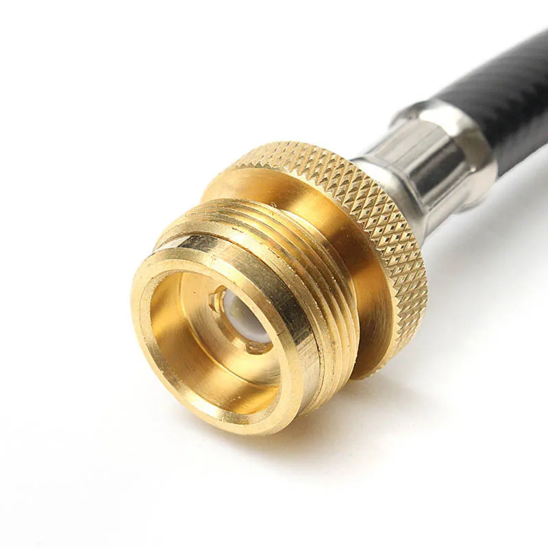 

Propane Tank Adapter Hose 4-Foot Extension Connects LP Tank Gas To BBQ Grill HVR88