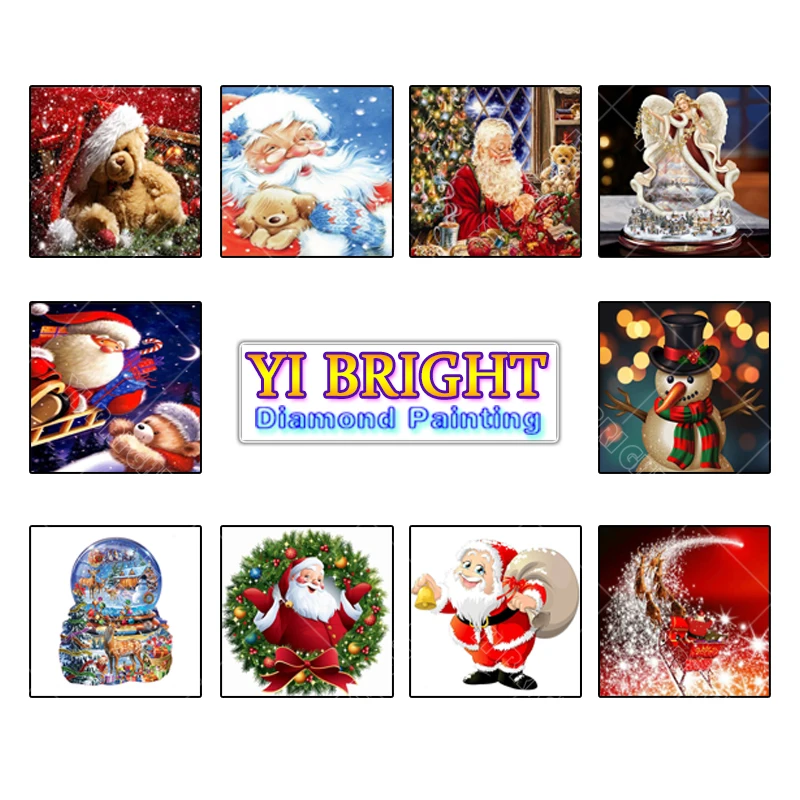 

5D Diy diamond painting cross stitch Merry Christmas Gift Full Round Diamond embroidery Needlework Rhinestone Mosaic Crafts 1119