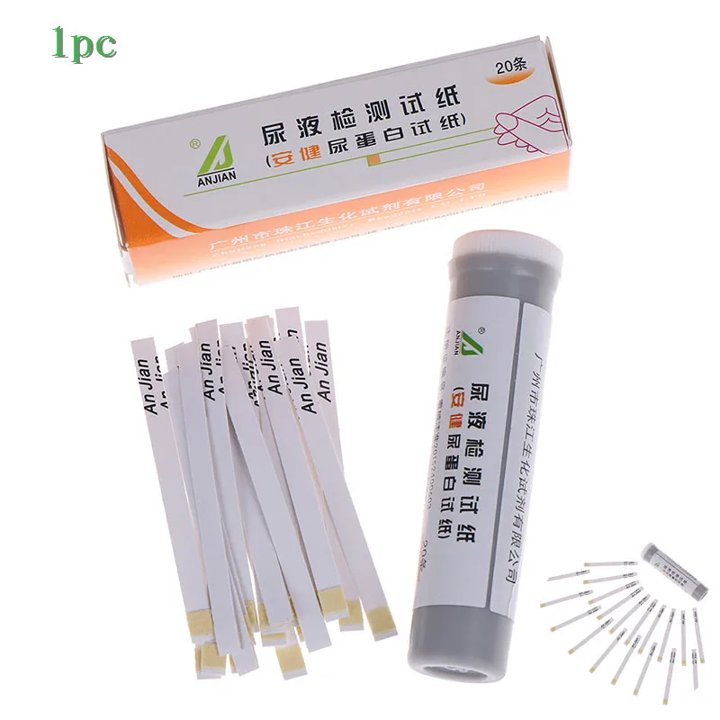 20pcs/set Urinary Ketone Paper Dipstick Test Paper Ketone Strips PH Meter Home Ketosis Urine Test-Atkins Diet Weight Lose Tests