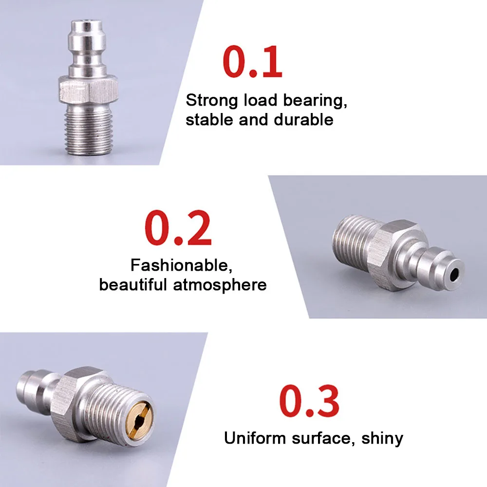 8mm Male Connector for High Pressure Air Pump Connection Parts Air Pump Accessories