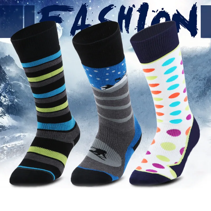 

Men Women Thickened Outdoor Sports Cycling Long Socks Children Ice Skating Warm Cotton Soccer Skiing Stockings