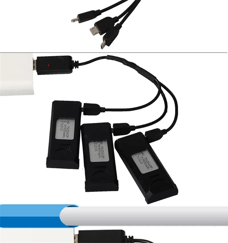 Зарядное устройство 3,7 в 500 мА(5 в 1) для Visuo Xs809 Xs809w Xs809hw SG700 DM107s S169 Многофункциональный зарядный кабель Радиоуправляемый Дрон запасные части