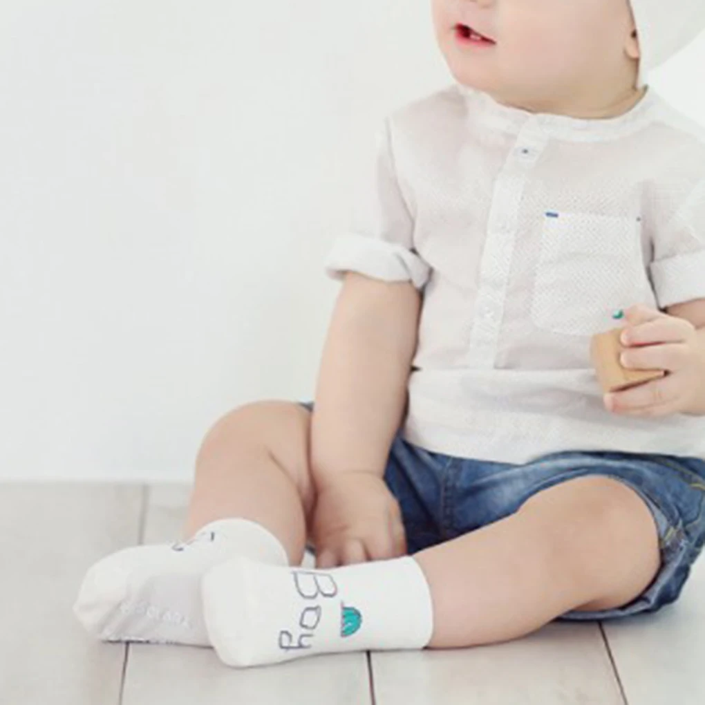 

0-3year Cute Pattern Cartoon Children Socks Summer Thin Anklet Baby Combed Cotton Non Slip Hosiery Child Boy Girl Newborns