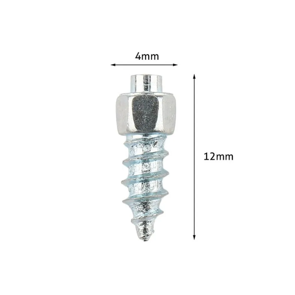 500 шт./компл. 12*4 мм автомобильные шины шпильки винт для снега шины для колес снежные цепи шпильки для передних и задних фонарей для грузовиков шины для мотоциклов зимняя