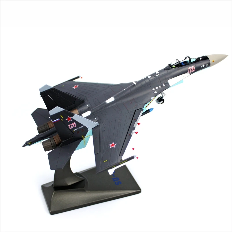 

1:72 Soviet Union Su35 Fighter Aircraft SU-35 Simulation Plane Model Alloy Ornaments Military Model Toy