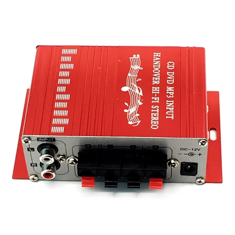 Мини DC 12V 20W автомобильный усилитель HiFi стерео аудио бас регулятор громкости