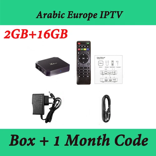 2 16 1 4K Full HD Европейская IP ТВ приставка X96 мини Android ТВ приставка с 2000+ французские испанские арабские индийские футбольные каналы стабильная приставка - Цвет: 2 16 1