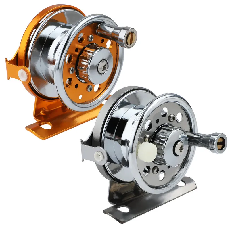 Sougayilang High Quality Ultralight Weight Ice Fishing Reel Portable Raft Ice Spinning Travel Boat Fishing Tackle Gear