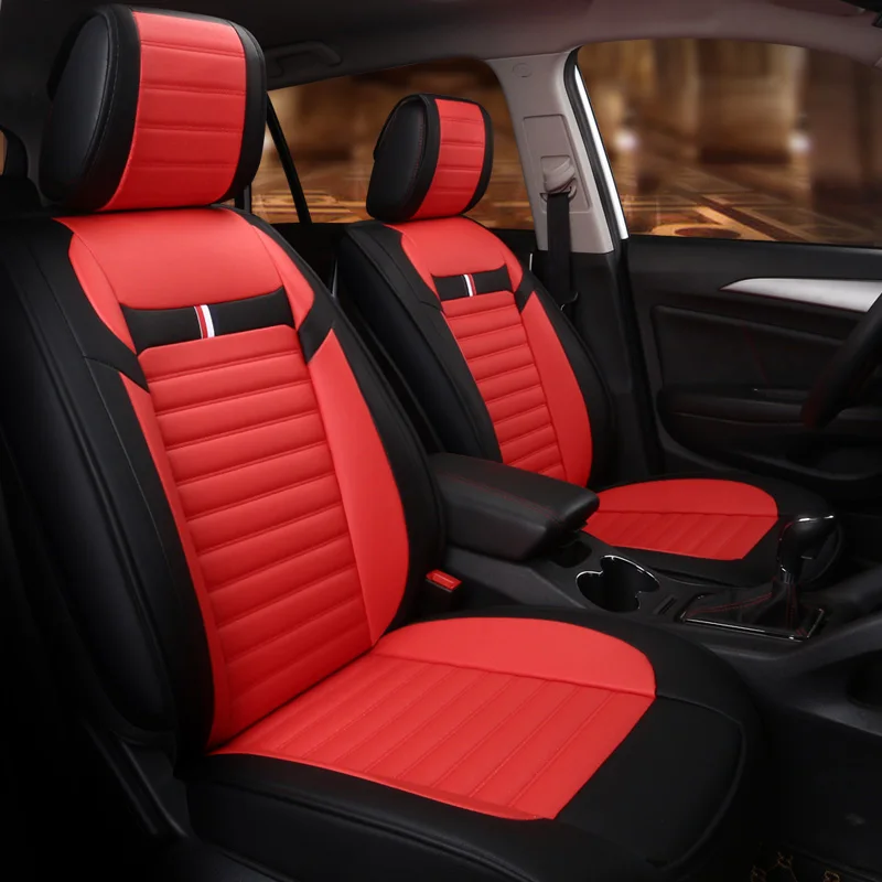 Auto Reizen Pu Auto Seat Cover Leer Voor Audi A4 B5 Q5 Toyota Kia Auto Driver Zitkussen Covers Universele Interieur Accessoires Seat Cover Leather Car Seat Cover Leatherinterior Accessories Aliexpress