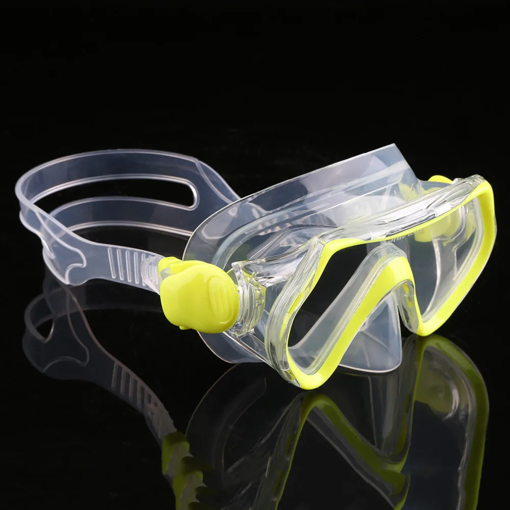 

Children Diving Swimming Mask Plain Glasses Tempered Glass Lens Snorkeling