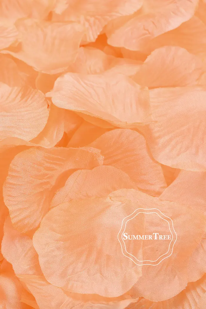 100pcs/pack Silk Rose Petals Table Confetti Artificial Flower Baby Shower Crafts Wedding Supplies Party Christmas Venue Decor
