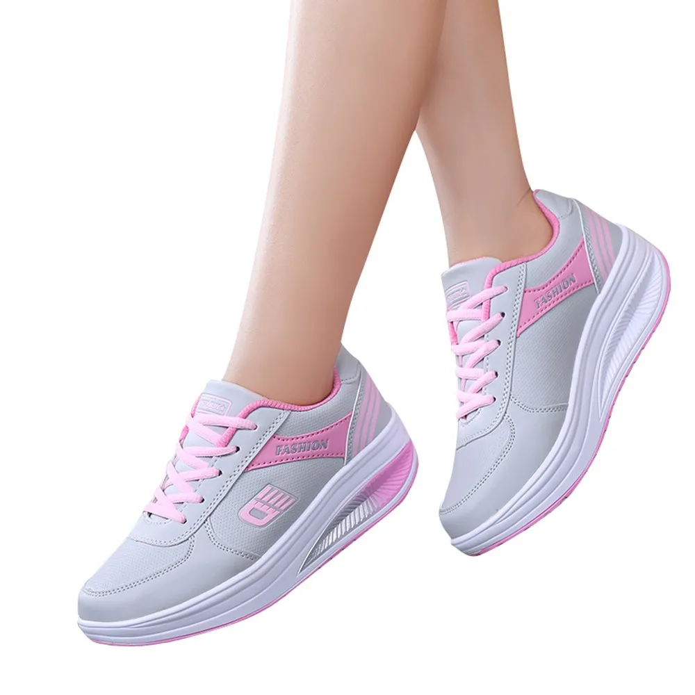 Женские кроссовки из сетчатого материала, увеличивающие рост; кроссовки с мягкой подошвой; мягкие кроссовки для женщин и девочек;# G4