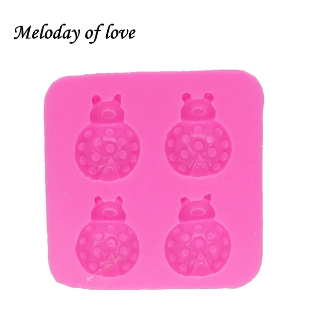 Diy Katicabogár Cupcake Szilikon Torta Penész 3D Fondant Sütemény Díszítő Szerszámok Sütőszerszámok Dy0022 - Image 3