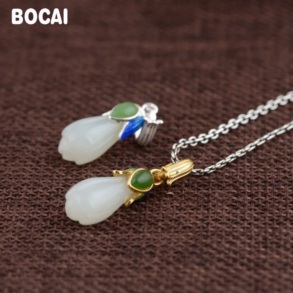 

S925 silver jewelry wholesale silver color opal pendant pendant oval female Antique Style