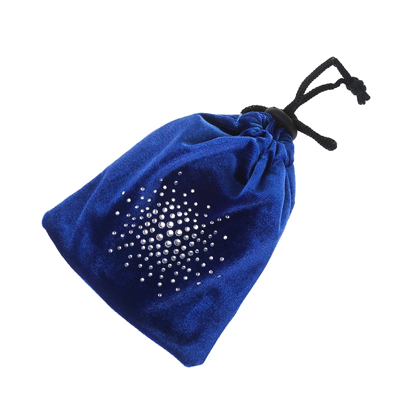 Professional Protective Velvet Fabric Accessories 24 Color Gymnastics Half Body Shoes Drawstring Bag RG Fitness Girl Rhinestone