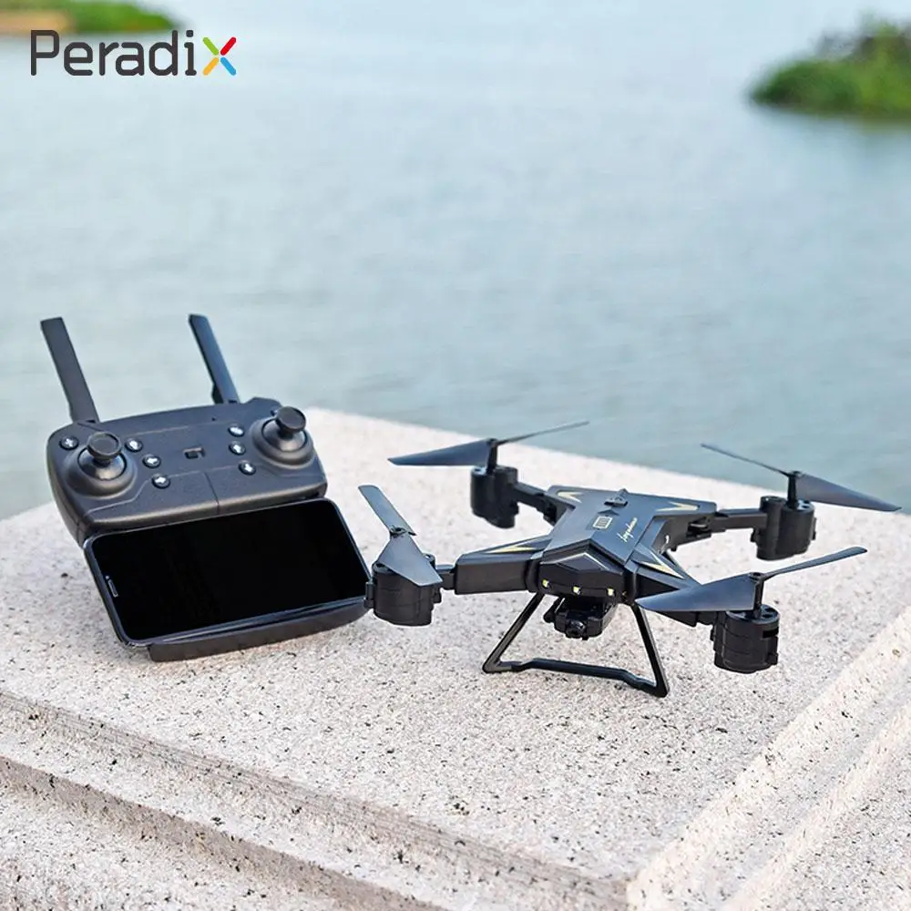 

Peradix KY601S Drone Foldable 4ch Selfie 3D Flips No Camera Altitude Hold Stable Gimbal Hover App Control Quadcopter RC Drone