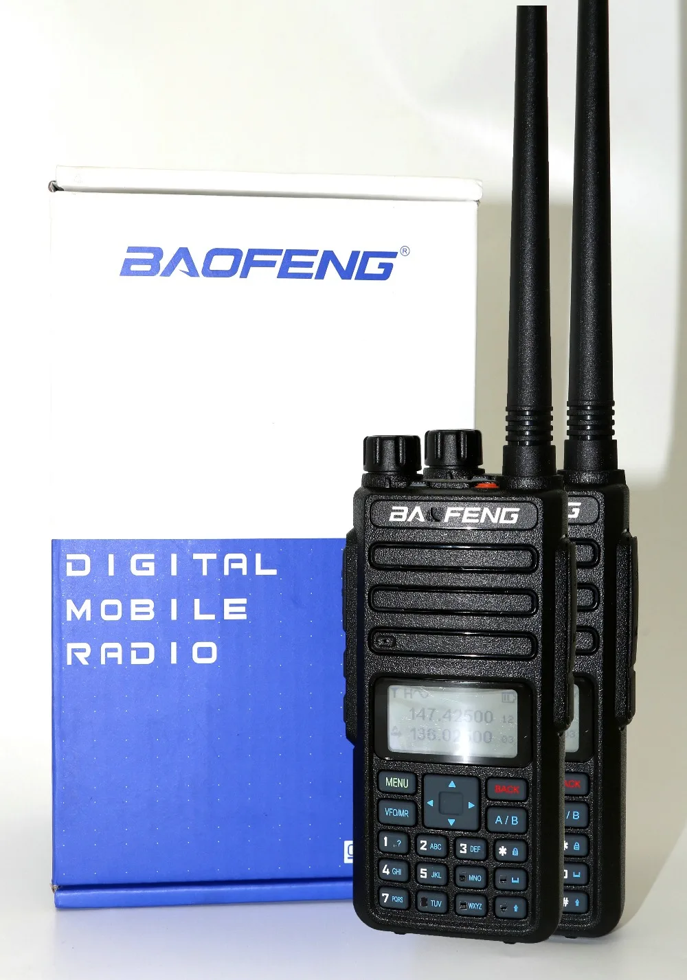 

2pcs Baofeng Dual Time Slot DM-1801 Portable Radio Dual Band 5W 1024ch tier2&tier1 DMR Walkie Taklie Digital Anolog dual mode
