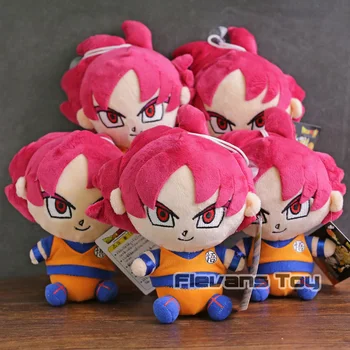 

Dragon Ball Z Super Saiyan God Son Goku / Gokou Black Plush Toys Pendants Soft Stuffed Dolls 10pcs/lot