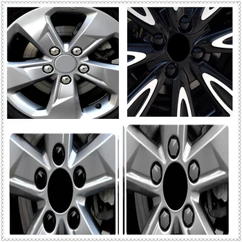 

20Pcs Car Wheel Cap Auto Screw Cover Bolt Decoration for Volkswagen VW B6 Jetta Mk5 MK6 Any Cars Phaeton 4.2 EOS 3.2 V6