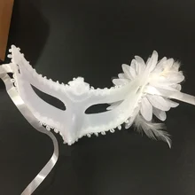 Горячая сексуальная женская маскарадная пластиковая Цветочная маска для праздника вечеринки выпускного вечера Mardi Gras CGU 88