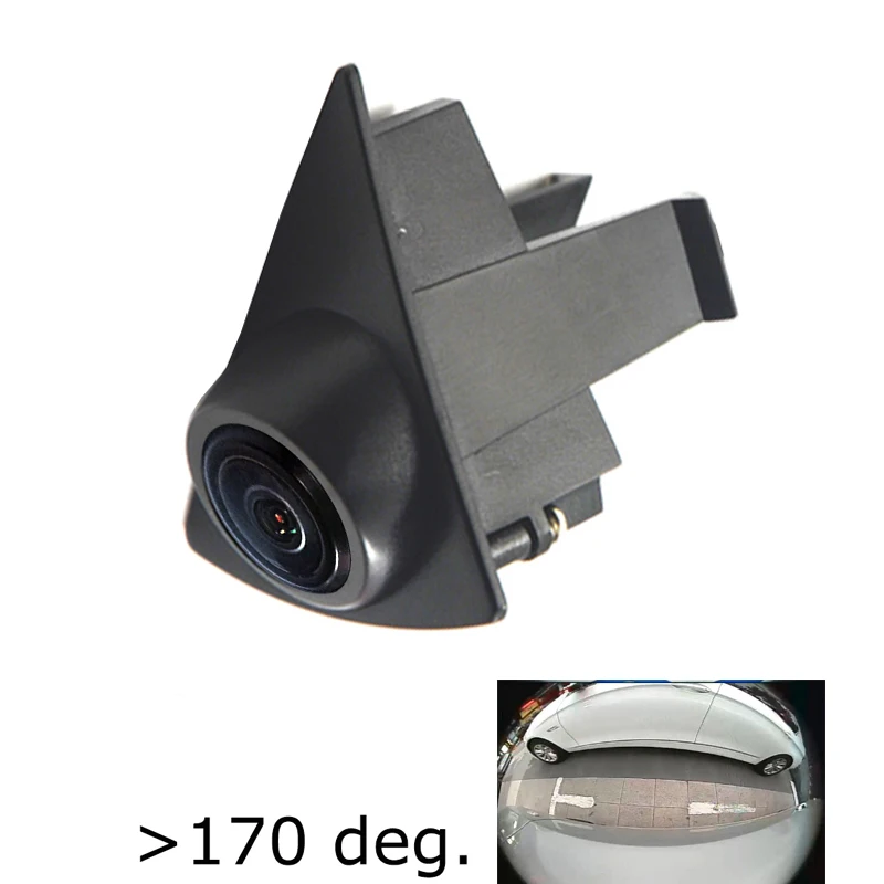 180deg HD CCD vehicle Car Front View Logo Camera for Volkswagen VW Tiguan PASSAT Brand Mark front Camera night vison PAL/NTSC