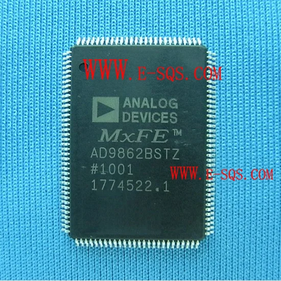 

Free shipping.IC New AD9862BSTZ--QFP128 genuine original. Green spot
