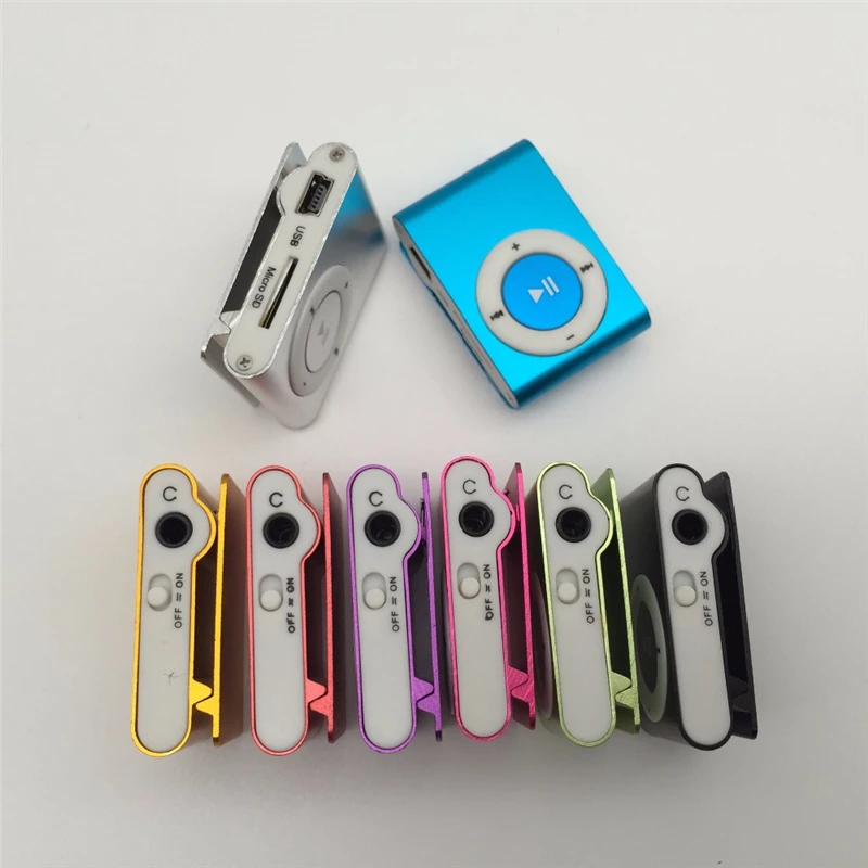 Новинка 2019 стильный зеркальный портативный mp3 плеер мини MP3 с зажимом спортивный